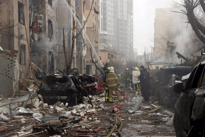 Imagen de archivo de un ataque ruso en Kiev