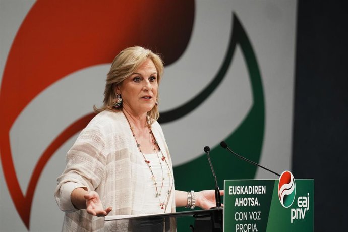 Archivo - La presidenta del Bizkai Buru Batzar de EAJ-PNV, Itxaso Atutxa