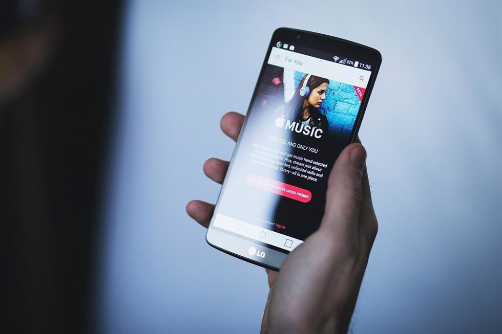 Aplicación de Apple Music.