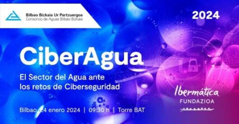 Cartel anunciador de "Ciberagua 2024"