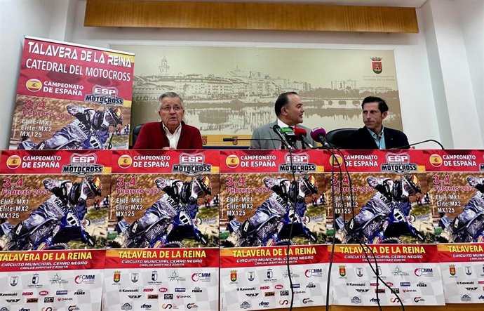 Presentación del Campeonato de España de Motocross en Talavera
