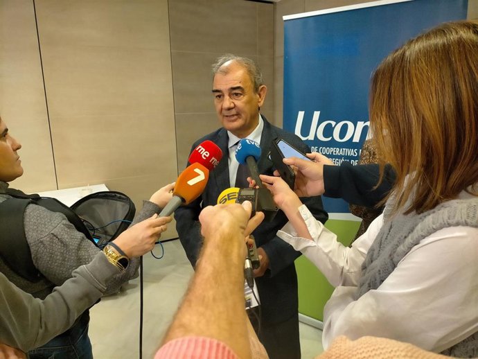 El presidente de la Confederación Empresarial Española de la Economía Social (Cepes) y de la Unión de Cooperativas de Trabajo Asociado de la Región de Murcia (Ucomur), Juan Antonio Pedreño