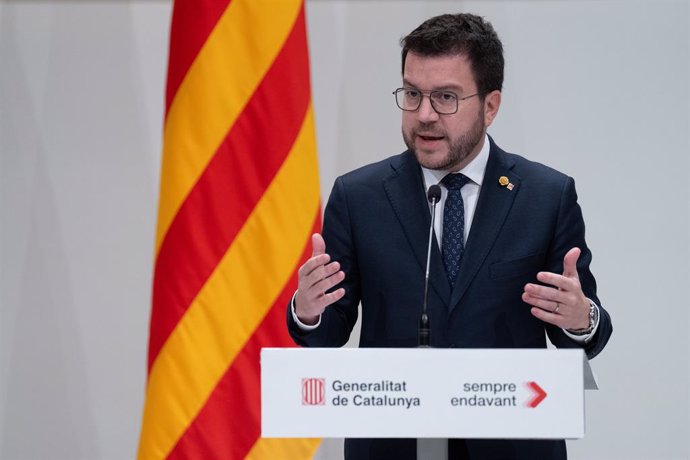 El president de la Generalitat, Pere Aragons