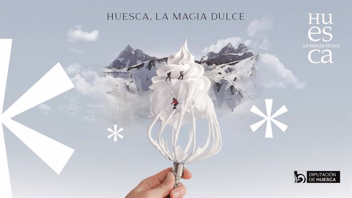 Archivo - Cartel de 'Huesca, la magia dulce'.