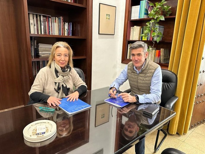 Sebastián Hidalgo con Marta Rodríguez de El Puerto.