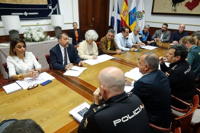Reunión de la Junta Local de Seguridad para fijar el dispositivo del Carnaval de Santa Cruz de Tenerife