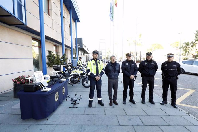 El Ayuntamiento de Marbella refuerza las unidades de tráfico y de drones de la Policía Local