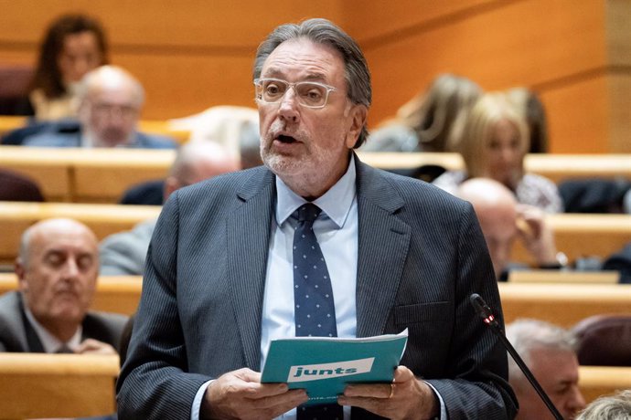 Archivo - El senador de Junts Josep Lluís Cleries