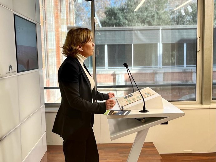 La diputada de Vox al Parlament María García Fuster 