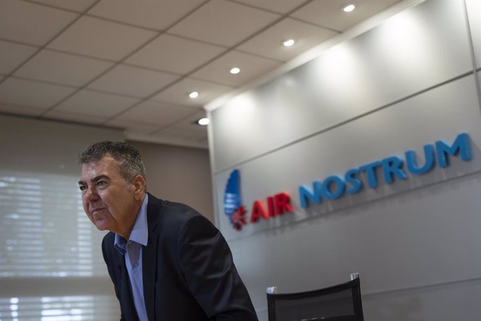 Archivo - El presidente de Air Nostrum, Carlos Bertomeu.