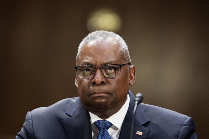 Archivo - El secretario de Defensa de Estados Unidos, Lloyd Austin