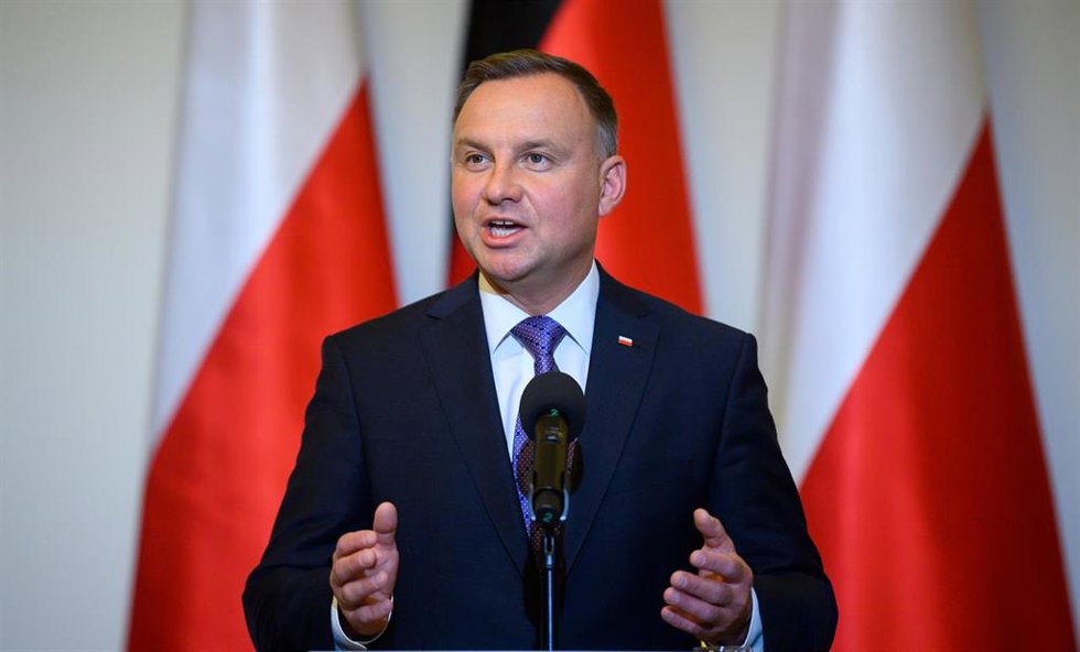 Archivo - El presidente de Polonia, Andrzej Duda