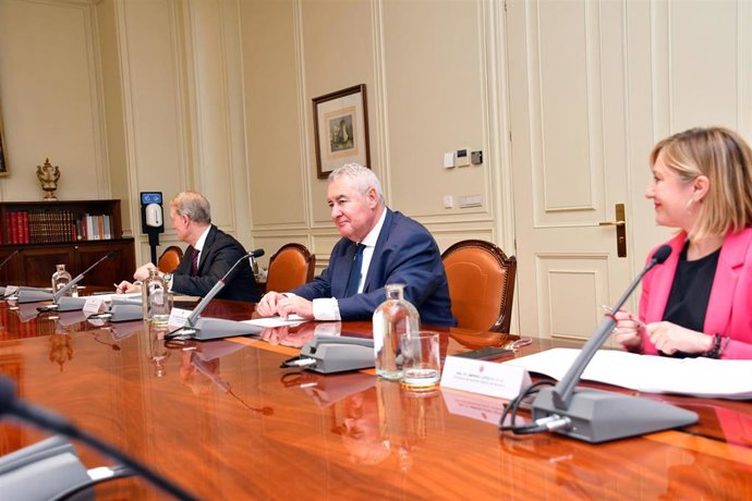 Rodrigo Gartzia, en la reunión de la Comisión Nacional de Coordinación de la Policía Judicial