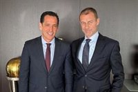 Ceferin: "Las Ligas nacionales siguen siendo una de las piedras angulares del fútbol en Europa"