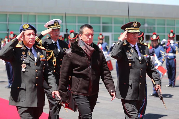 El presidente de Ecuador, Daniel Noboa