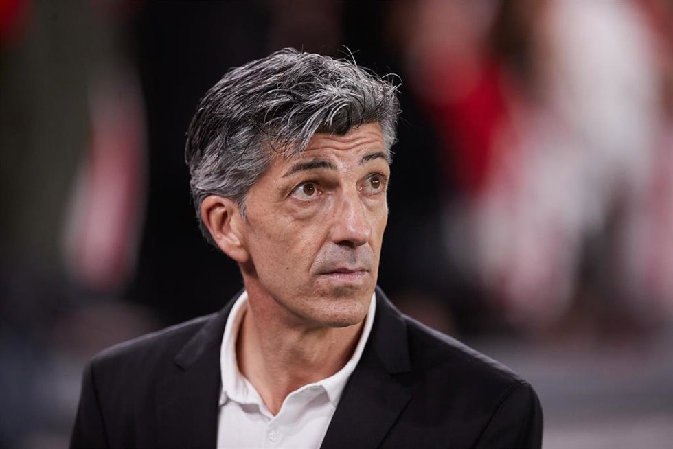 El entrenador de la Real Sociedad, Imanol Alguacil.