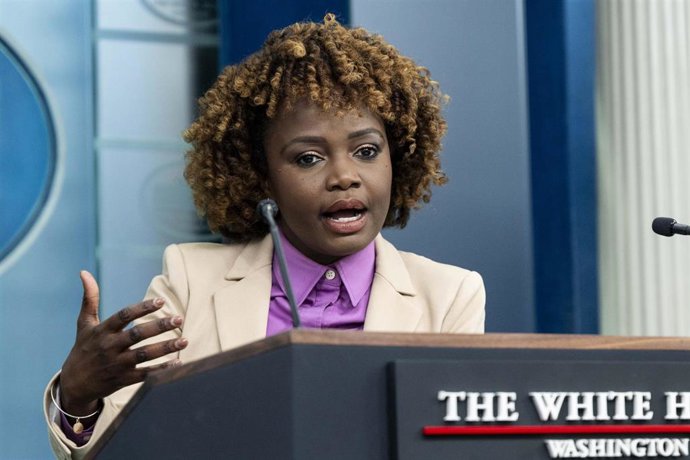 La portavoz de la Casa Blanca, Karine Jean-Pierre