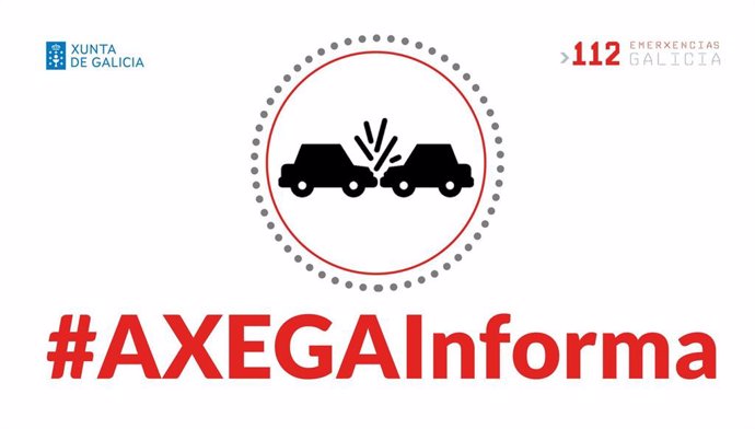 Archivo - Axega informa de la colisión de dos vehículos. 112 Galicia.
