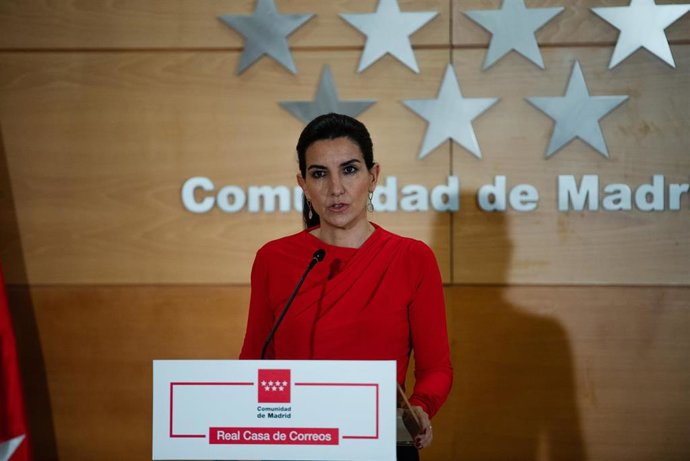 La portavoz de VOX en la Asamblea de Madrid, Rocío Monasterio.