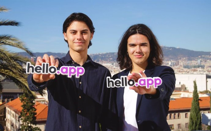 El CTO de Hello.App, Alexander Baikalov, i el CEO, Álvaro Pintado