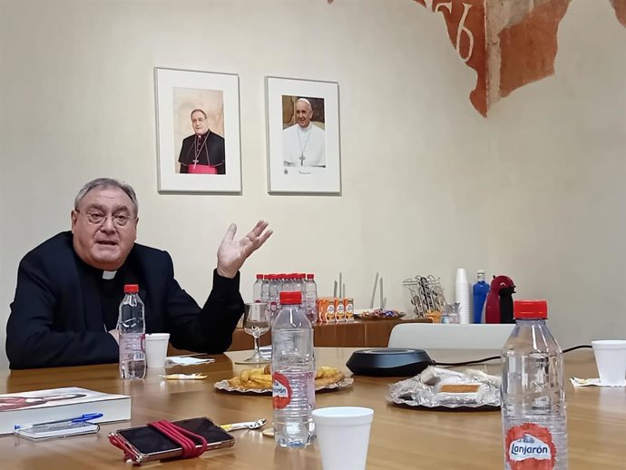 José María Gil Tamayo, en un encuentro con periodistas de Granada