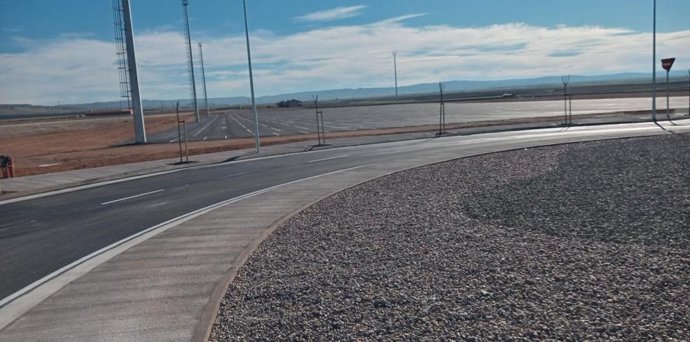 Finalizan las obras de urbanización del Polígono Industrial de Calamocha (Teruel)