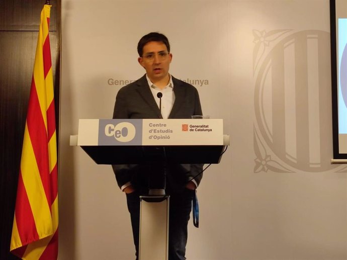 El director del CEO, Jordi Muñoz, en rueda de prensa.