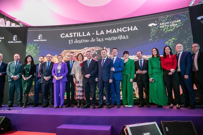 Inauguración del estand de Castilla-La Mancha en Fitur