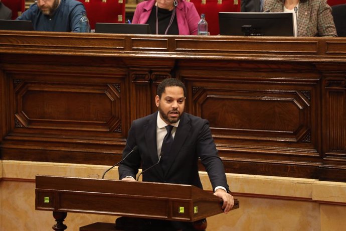 El president de Vox al Parlament, Ignacio Garriga