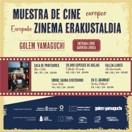 Cartel del ciclo de cine europeo.
