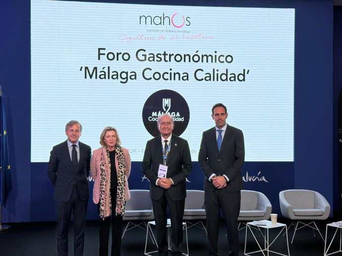 Presentación del foro 'Málaga Cocina Calidad' en Fitur.