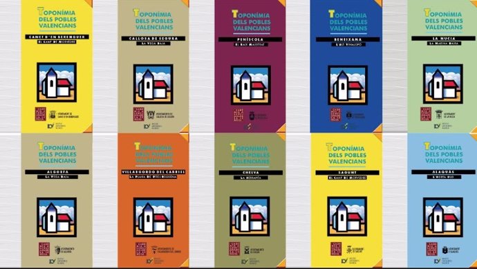 La AVL publica diez nuevos números de la serie de la toponimia de los municipios valencianos