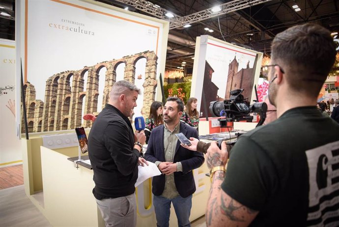 El delegado de Turismo de Mérida, Felipe González, en Fitur 2024