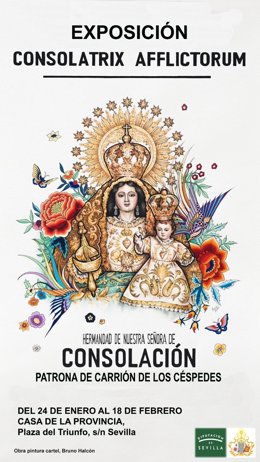 Cartel de la exposición Consolatrix Afflictorum