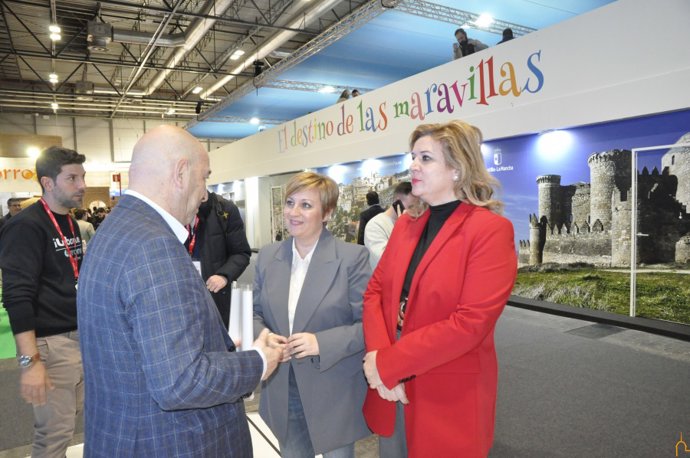 El presidente de la Diputación Provincial de Ciudad Real, Miguel Ángel Valverde, en Fitur 2024.