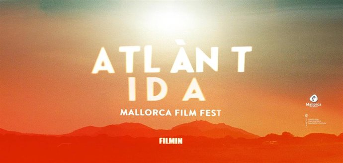 Cartel de la artista Claire O'kefee para la 14 edición del Atlntida Mallorca Film Fest.