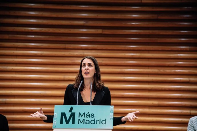Archivo - La concejala y portavoz de Más Madrid en el Ayuntamiento de Madrid, Rita Maestre, en la clausura del primer Plenario de Más Madrid Ciudad 
