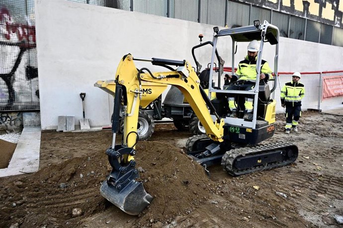 Actuación con maquinaria eléctrica.