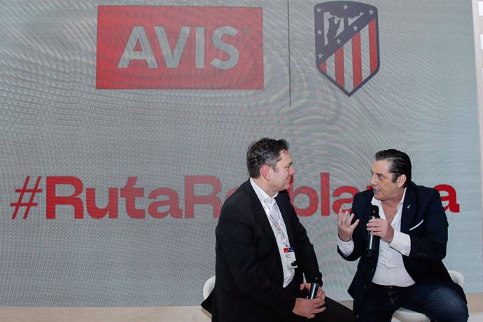 Paulo Futre, former Portuguese soccer player attends the media at Avis stand during Fitur (International Tourism Fair) at IFEMA Madrid, on January 24, 2024, in Madrid, Spain.