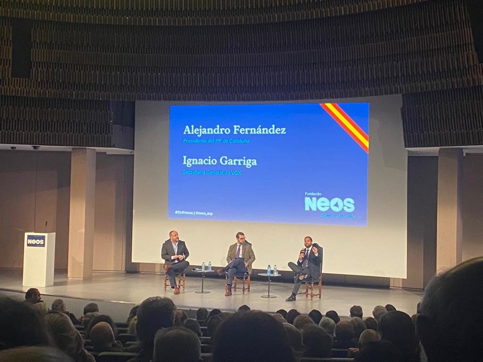 Acto organizado por la Fundación Neos en el Auditorio Mutua Madrileña.