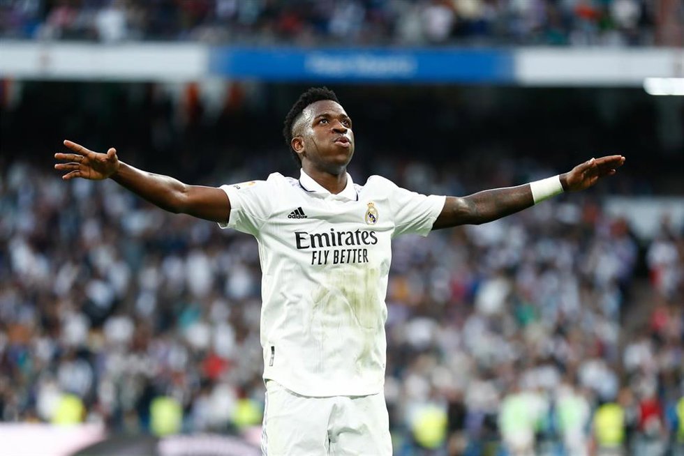 Archivo - Vinícius Jr., durante un partido con el Real Madrid.