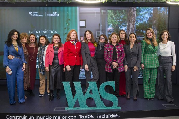 Acto de presentación de la Guía Práctica para pymes sobre el Real Decreto 1055/2022 de envases y residuos de envases creada por la asociación Women Action Sustainability (WAS), en colaboración con Ecoembes.