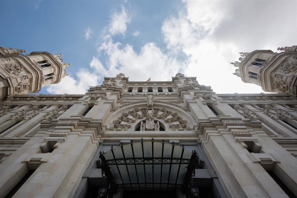 Archivo - Fachada de la sede del Ayuntamiento en Cibeles,