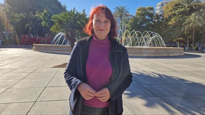 La diputada de Podemos, María Marín