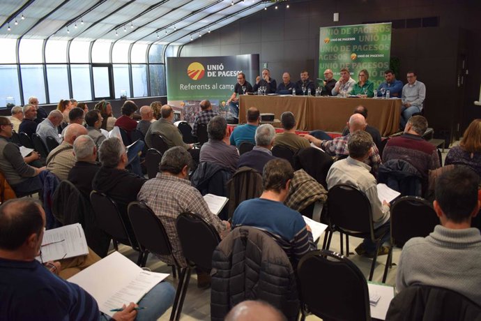 Unió de Pagesos ha aprobado este jueves su plan de trabajo para 2024