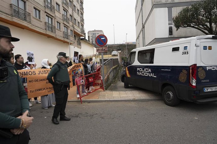 Llega a los juzgados de O Porriño el presunto autor de la muerte de un joven en Salceda de Caselas en 2019.