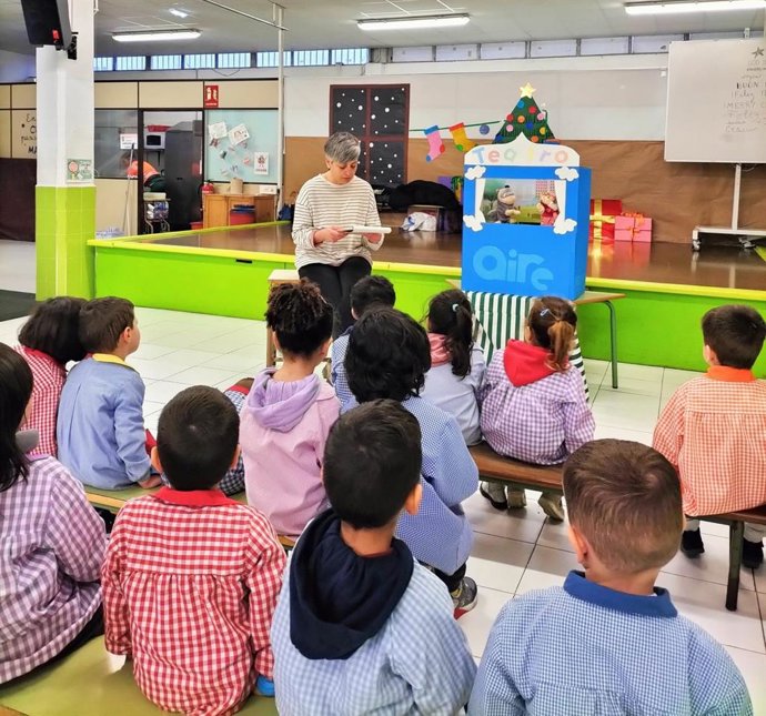 Imagen de alumnos de una Escuela de Educación Infantil.