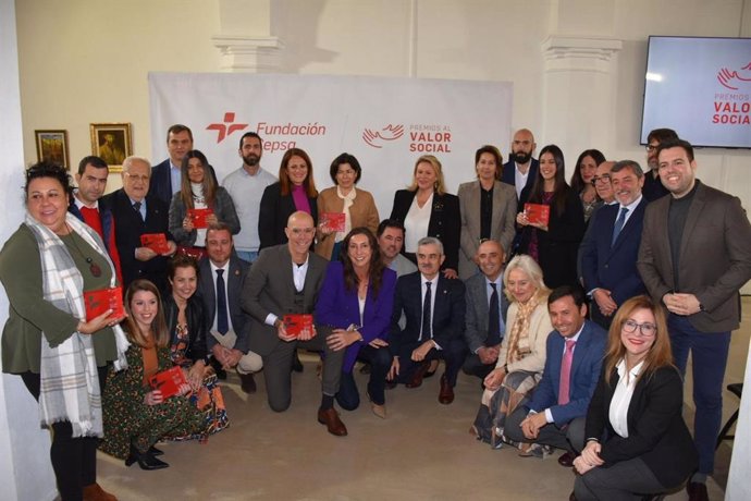 La consejera de Inclusión Social, Juventud, Familias e Igualdad de la Junta de Andalucía, Loles López, enla entrega de los Premios Valor de Fundación Cepsa