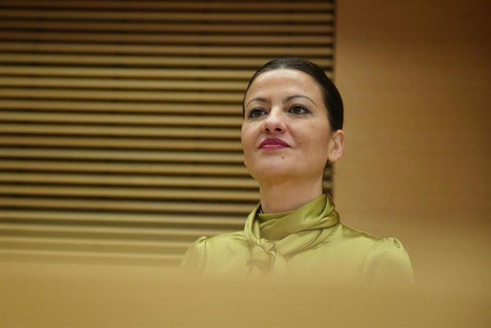 La ministra de Juventud e Infancia, Sira Rego, comparece durante la Comisión de Juventud e Infancia en el Congreso de los Diputados, a 24 de enero de 2024, en Madrid (España). Durante la comparecencia han informado sobre las líneas generales de la polít