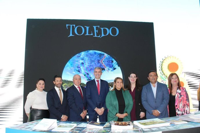 El delegado de la Junta en Toledo, Álvaro Gutiérrez, en Fitur.